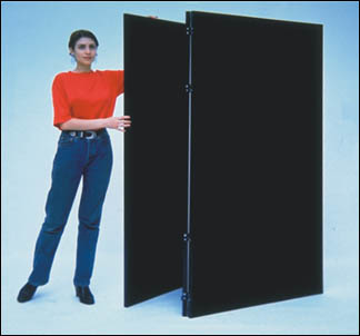 Velcro room divider partition